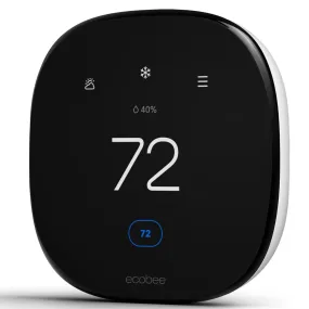 ecobee New Smart Thermostat Enhanced - Programmable Wifi Thermostat - Works with Siri, Alexa, Google Assistant - Energy Star Certified - Smart Home  (Refurbished)