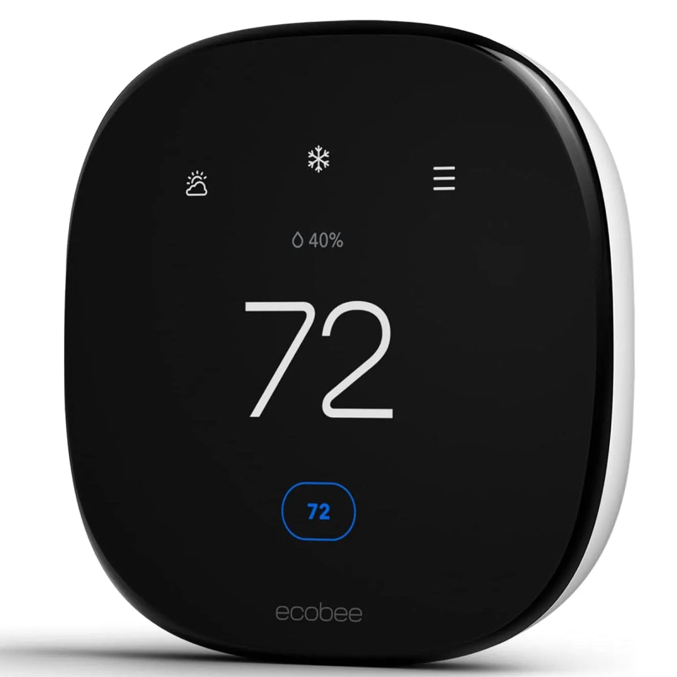 ecobee New Smart Thermostat Enhanced - Programmable Wifi Thermostat - Works with Siri, Alexa, Google Assistant - Energy Star Certified - Smart Home  (Refurbished)