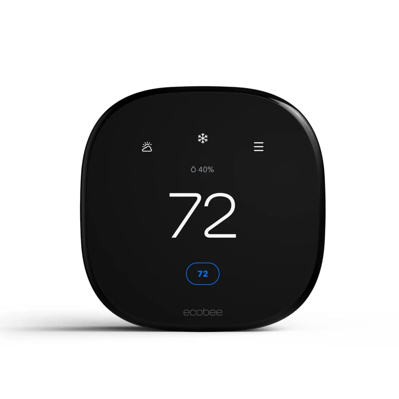 ecobee New Smart Thermostat Enhanced - Programmable Wifi Thermostat - Works with Siri, Alexa, Google Assistant - Energy Star Certified - Smart Home  (Refurbished)
