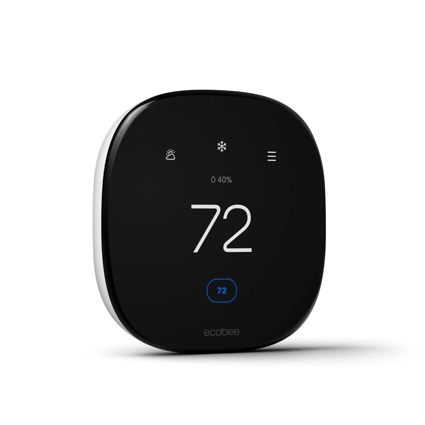 ecobee New Smart Thermostat Enhanced - Programmable Wifi Thermostat - Works with Siri, Alexa, Google Assistant - Energy Star Certified - Smart Home  (Refurbished)