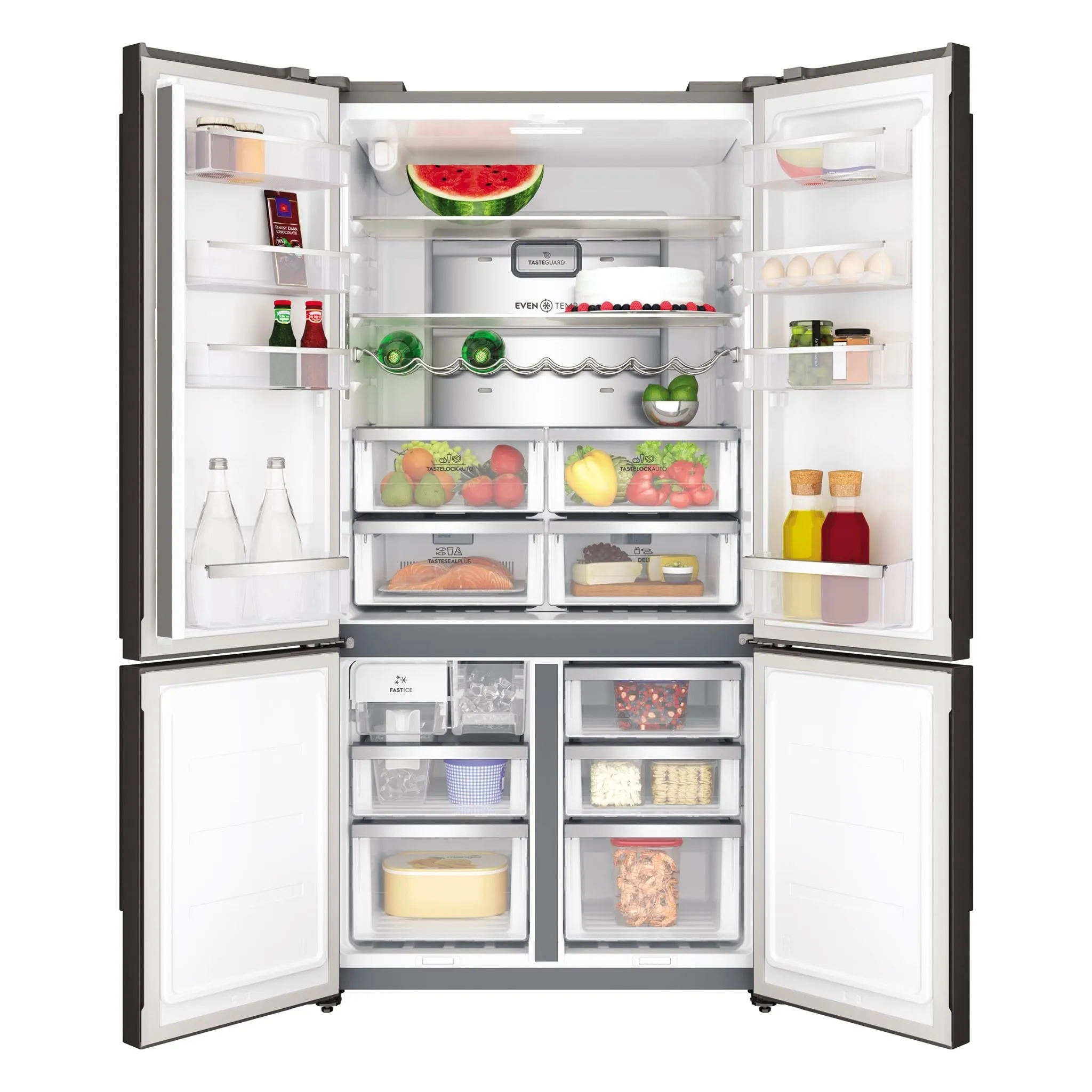 Electrolux EQE5657BA 562L UltimateTaste 700 French Door Fridge (Black)