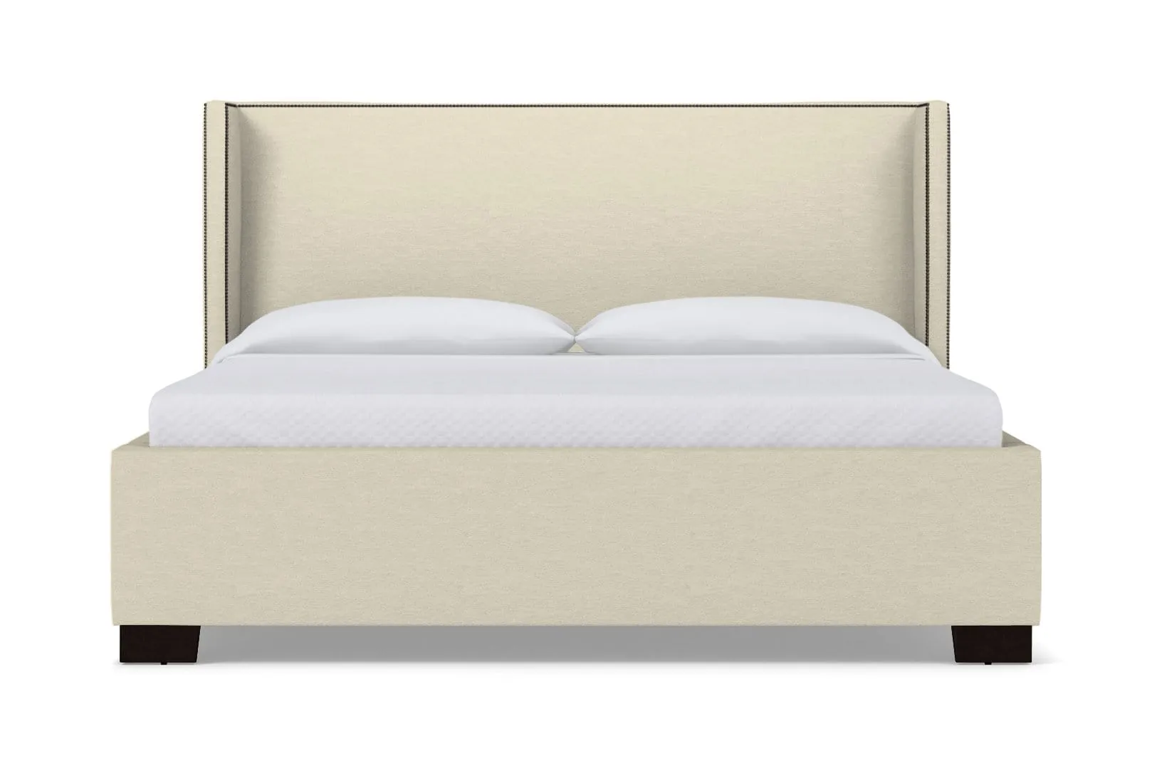 Everett Upholstered Bed :: Leg Finish: Espresso / Size: King