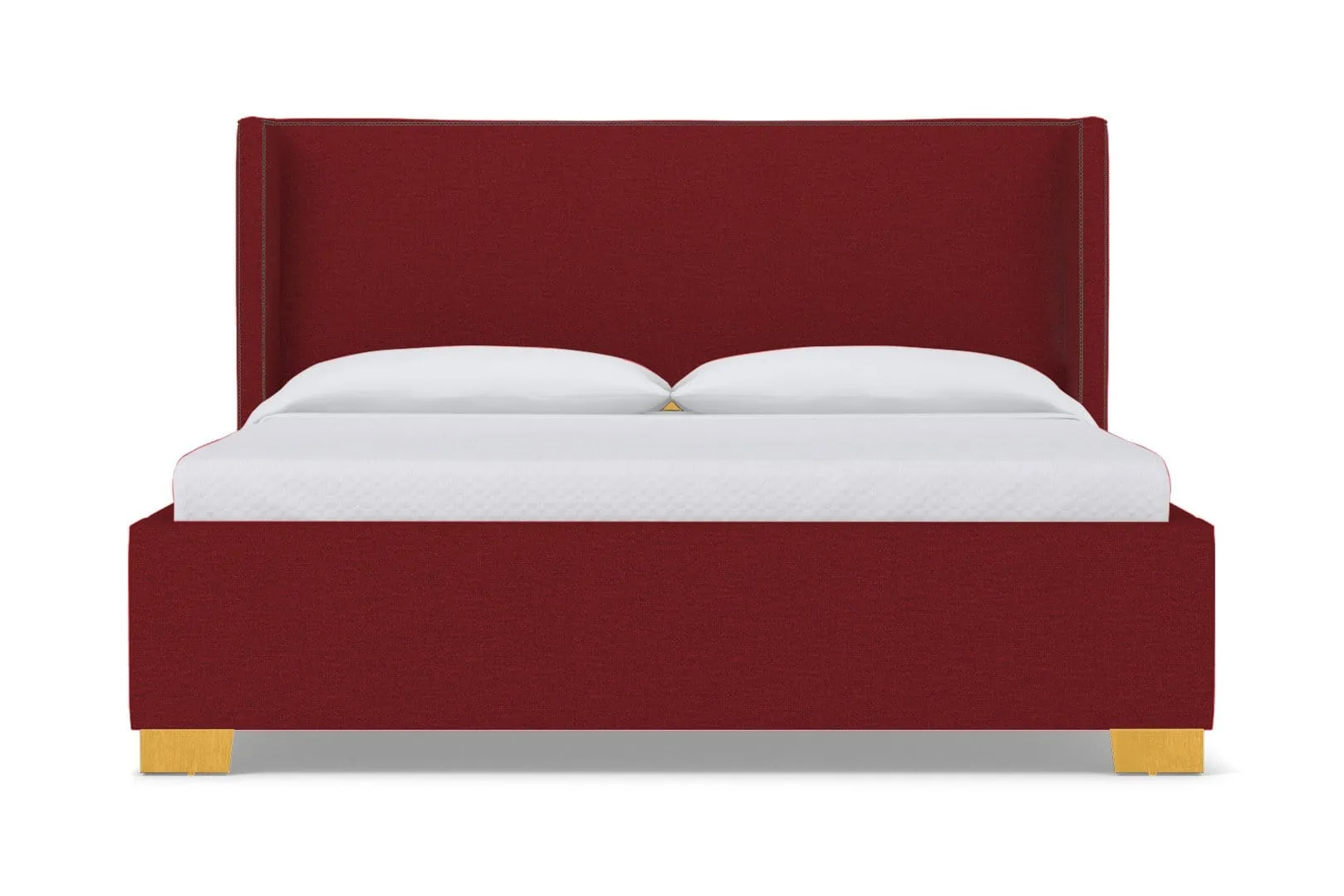 Everett Upholstered Bed :: Leg Finish: Natural / Size: California King