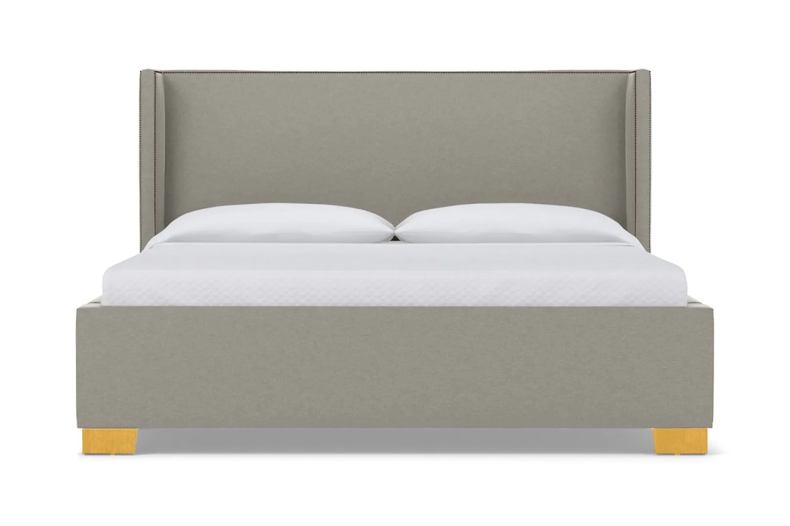 Everett Upholstered Bed :: Leg Finish: Natural / Size: California King