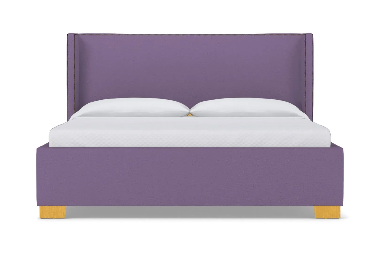 Everett Upholstered Bed :: Leg Finish: Natural / Size: California King