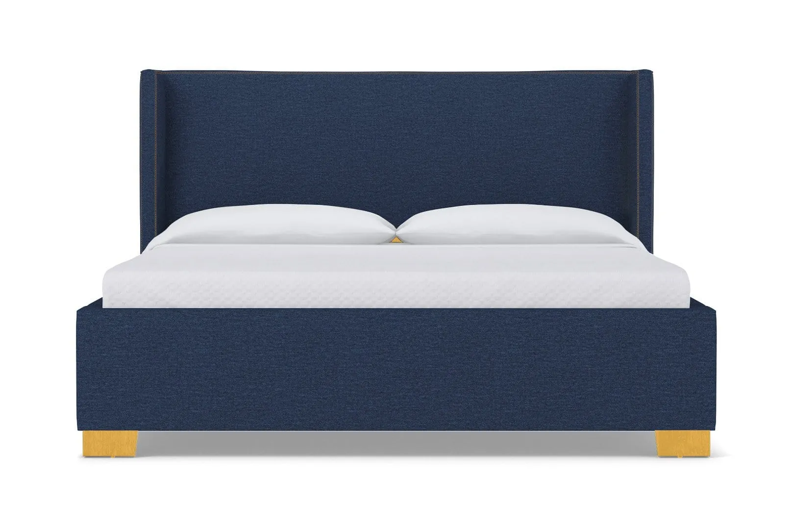 Everett Upholstered Bed :: Leg Finish: Natural / Size: California King