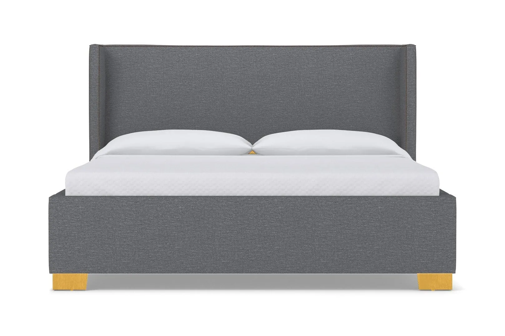 Everett Upholstered Bed :: Leg Finish: Natural / Size: California King