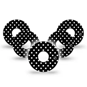 ExpressionMed Black & White Polka Dot Adhesive Patch Freestyle Libre 3