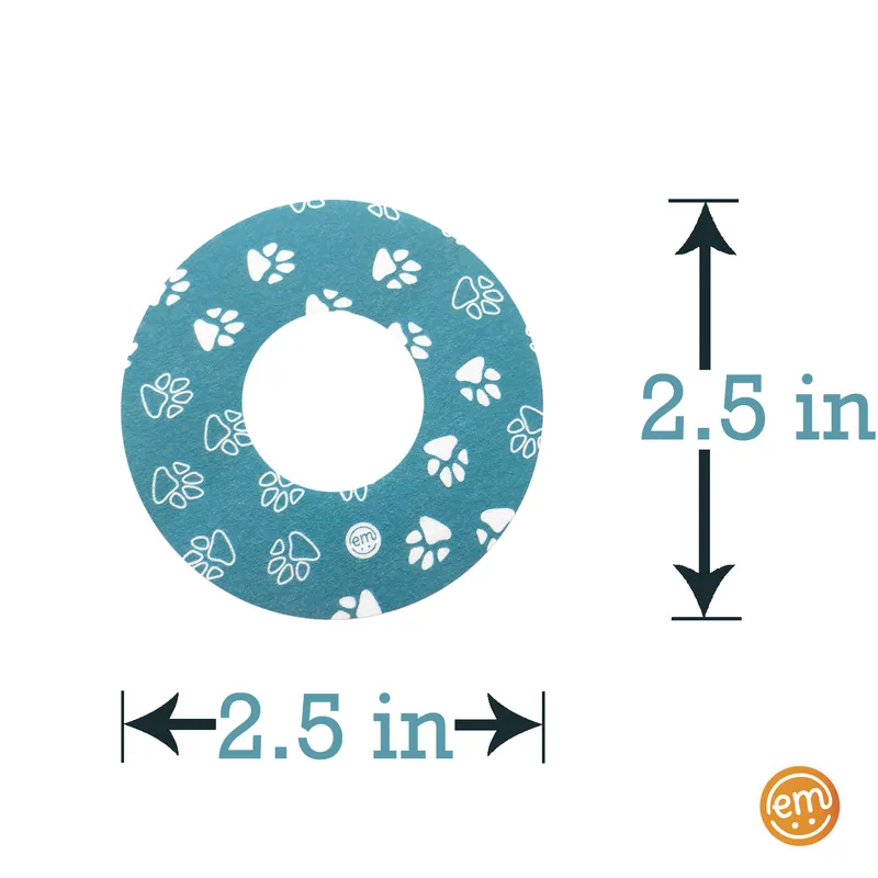 ExpressionMed Pawprint Adhesive Patch Freestyle Libre 2