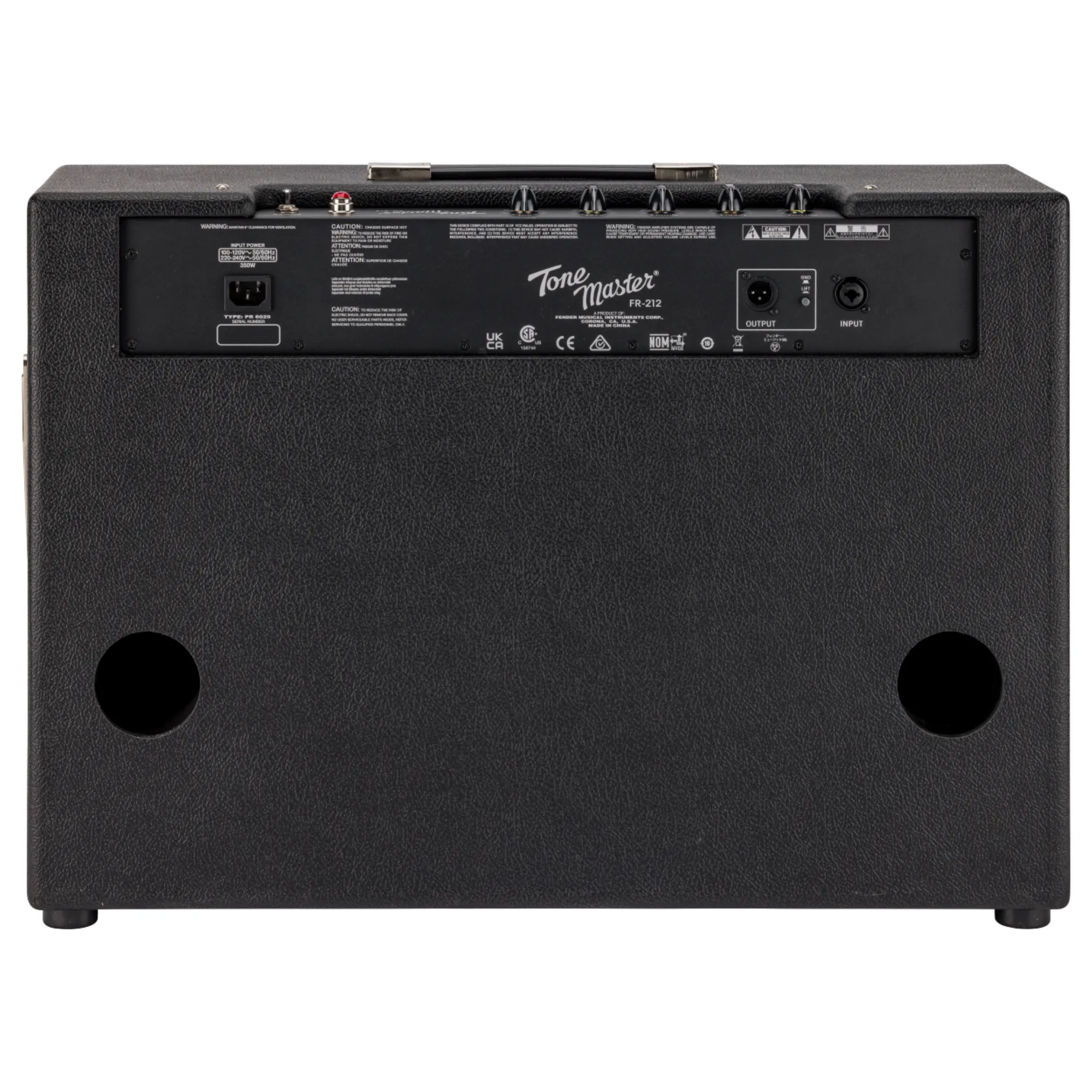 Fender Tone Master FR-212 2x12” Full Range Flat Response Powered Speaker, 120V