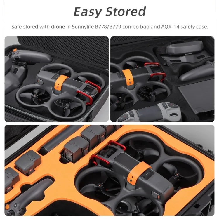 For DJI AVATA 2 Sunnylife LG797 Landing Gear Extensions Heightened Spider Gears Support Leg (Grey)