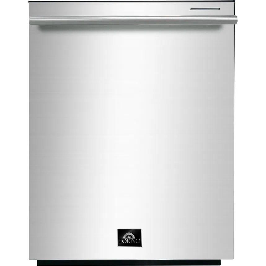 Forno 30" Dual Fuel Range, Premium Hood, Pro-Style Refrigerator & Stainless Steel Dishwasher Pro Appliance Package