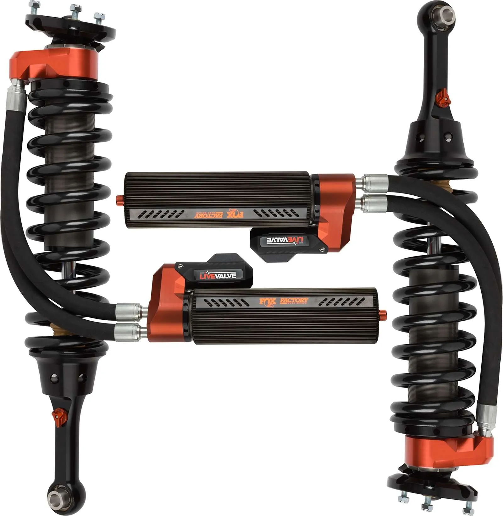 Fox 3.0 Factory Race Series Live Valve Internal Bypass Coilovers Front Pair for 2017-2020 Ford Raptor 4WD