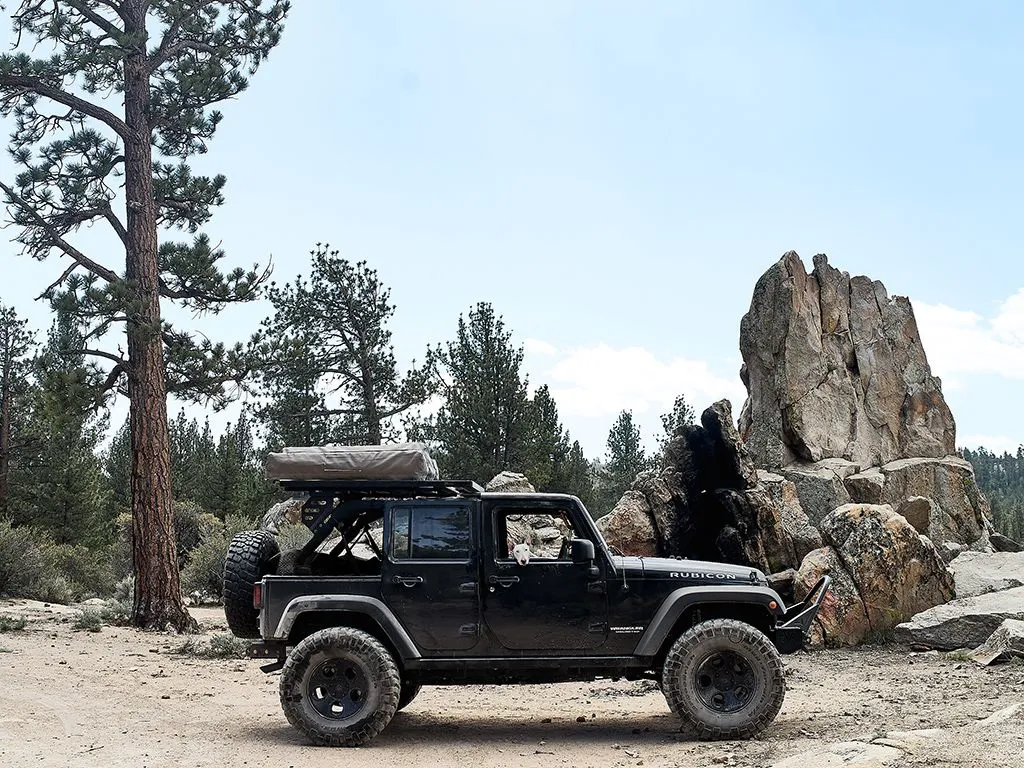 Front Runner Jeep Wrangler JK 4 Door (2007-2018) Extreme 1/2 Roof Rack Kit