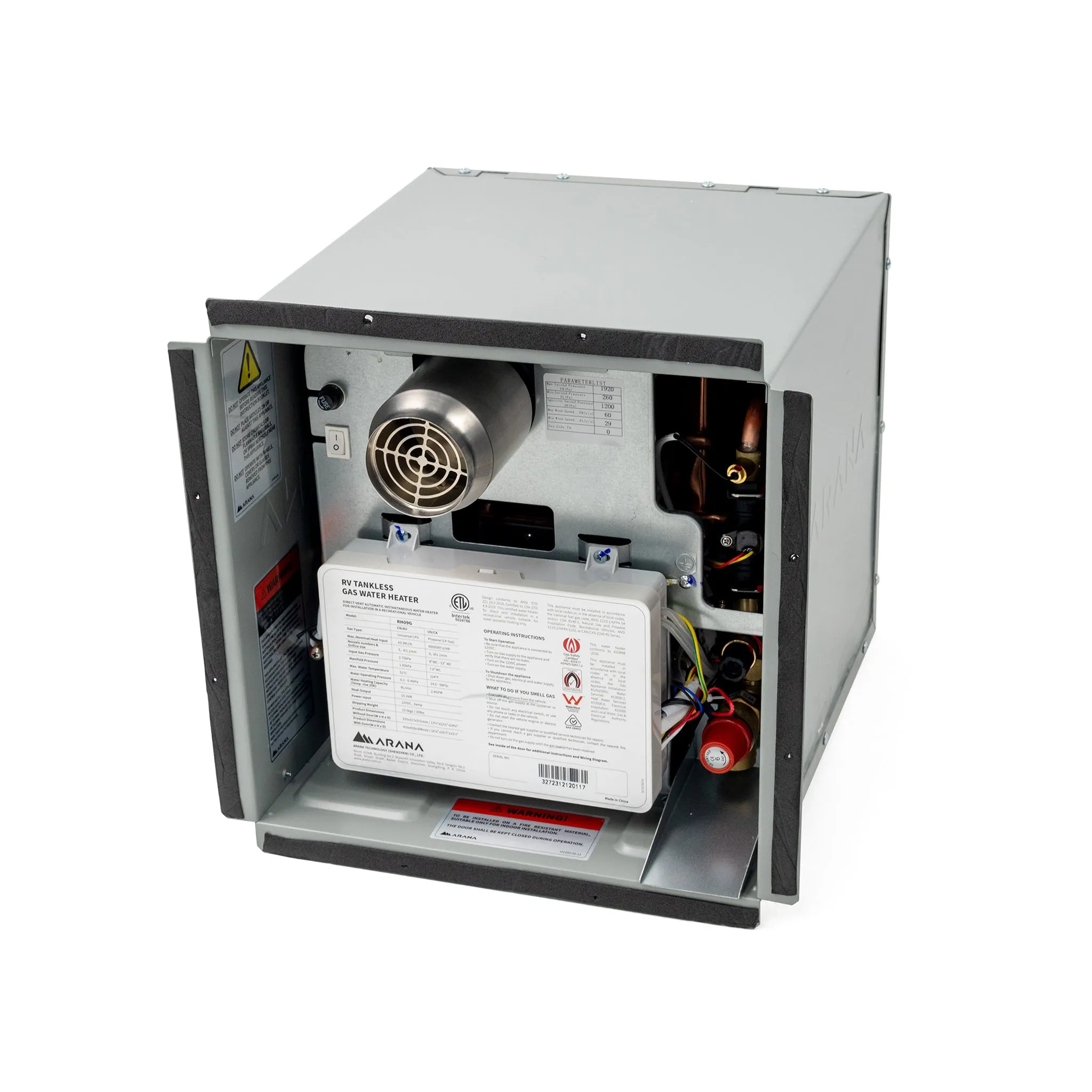 Gas Water Heater Unit