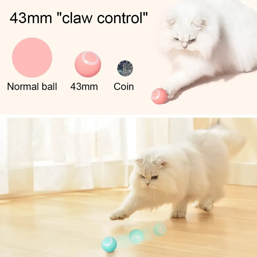 Gravity Smart Rolling Ball - Smart Electric Cat Ball Toys for Indoor