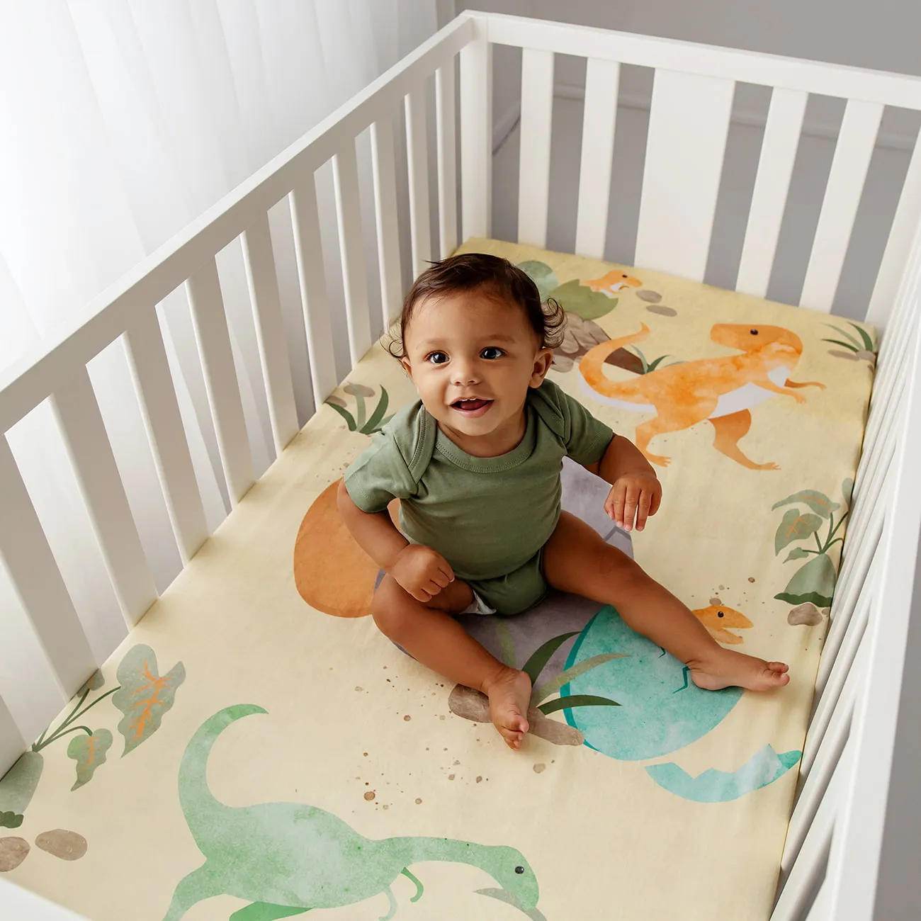 Hatchlings Standard Size Crib Sheet