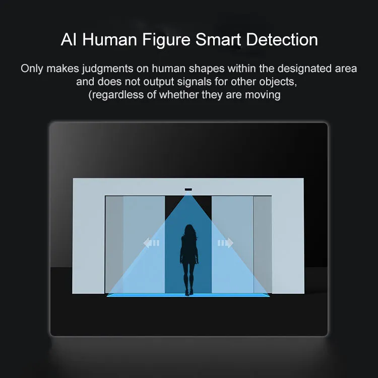 Human Figure Recognition Sensor, Anti-Pinch Sensor for Automatic Doors, Swing Door Sensor