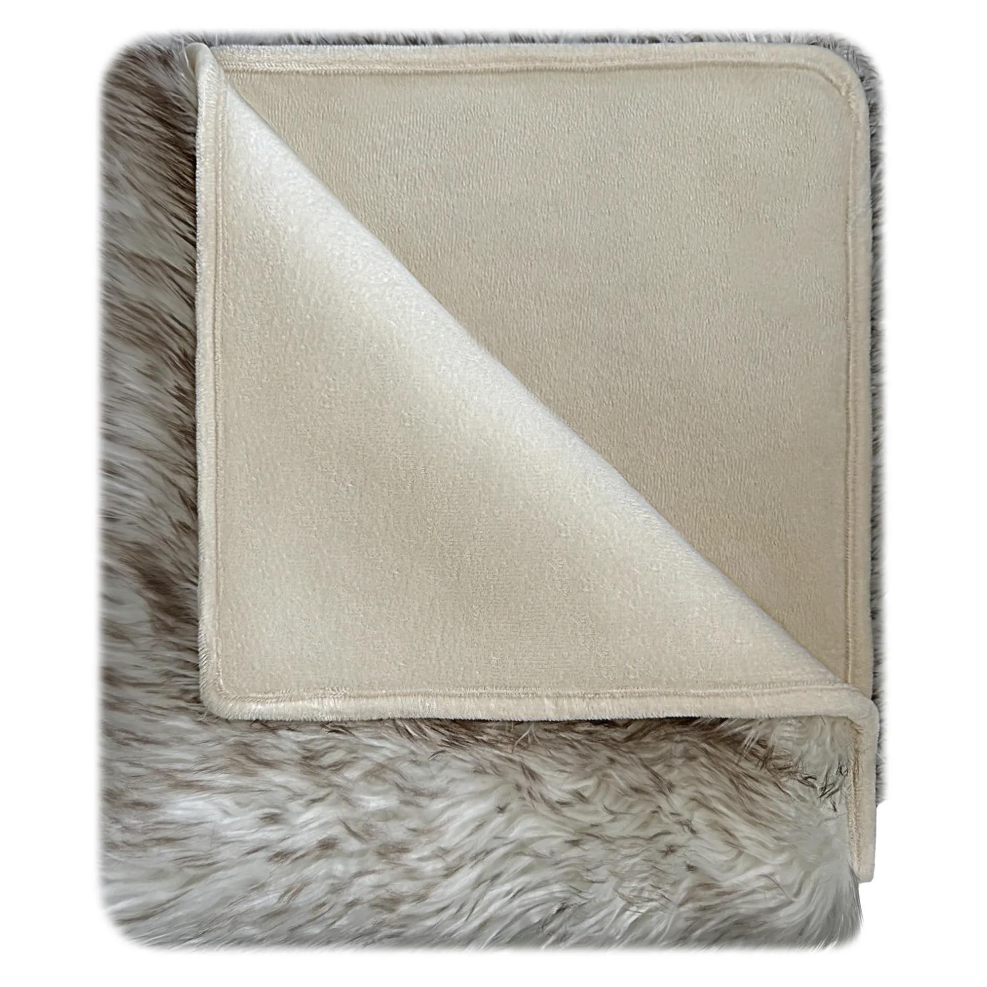 IHAPPYDOG Waterproof Faux Fur Dog Blanket, Plush Throw for Sleeping and Comfort, Couch Cover for Dogs, Pet Bed, Sofa, Car, Furniture Protector with Soft, Stain Resistant Surface, Machine Washable