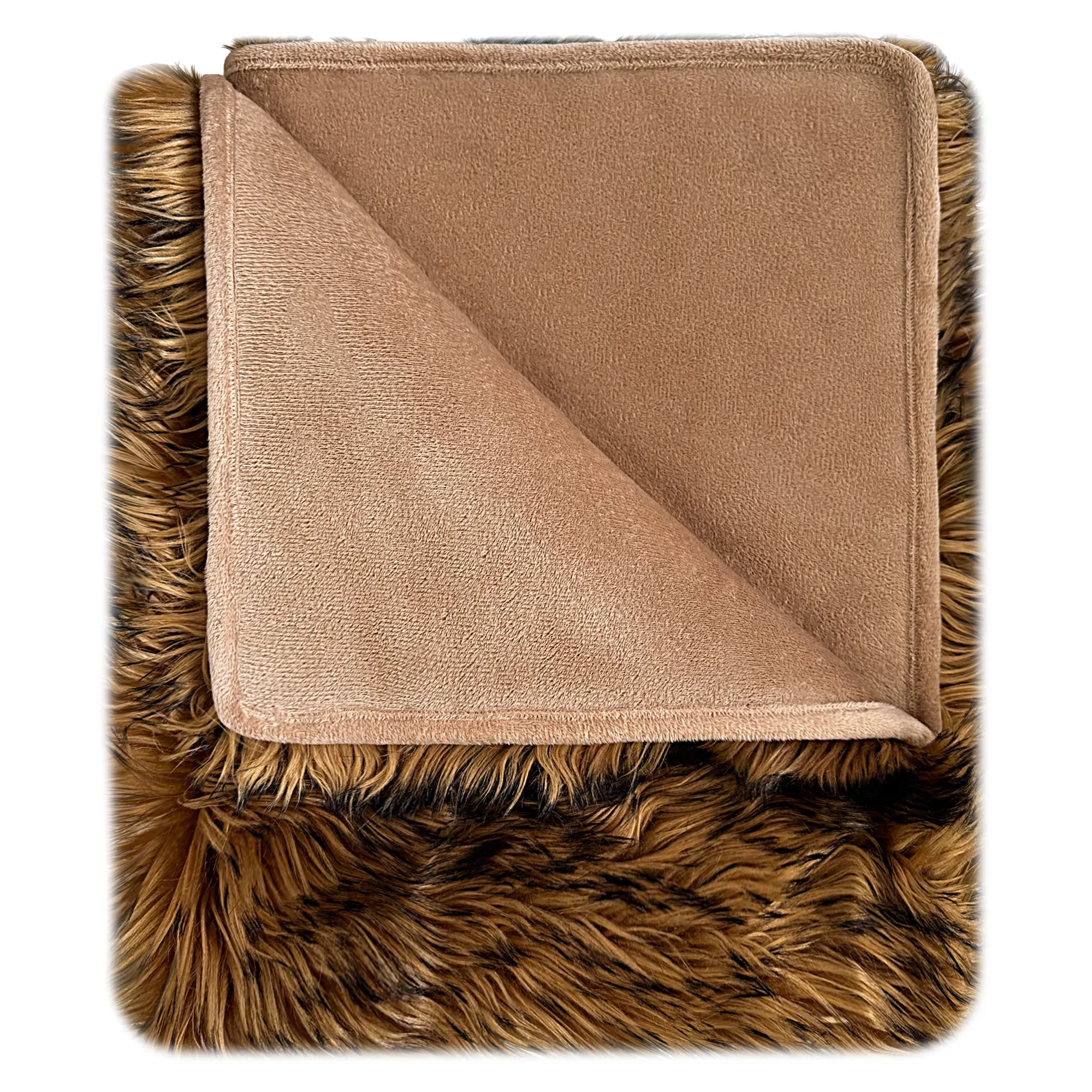 IHAPPYDOG Waterproof Faux Fur Dog Blanket, Plush Throw for Sleeping and Comfort, Couch Cover for Dogs, Pet Bed, Sofa, Car, Furniture Protector with Soft, Stain Resistant Surface, Machine Washable