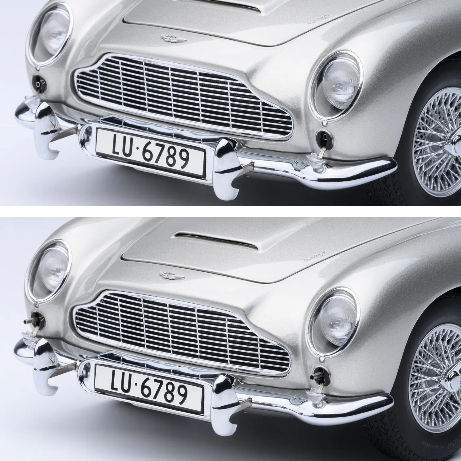 James Bond Aston Martin DB5 Model Car - Goldfinger Edition - By AUTOart