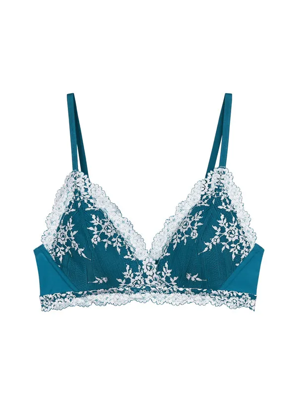 JASMINE Plus Lace Wireless Molded Cup Plunge Bra