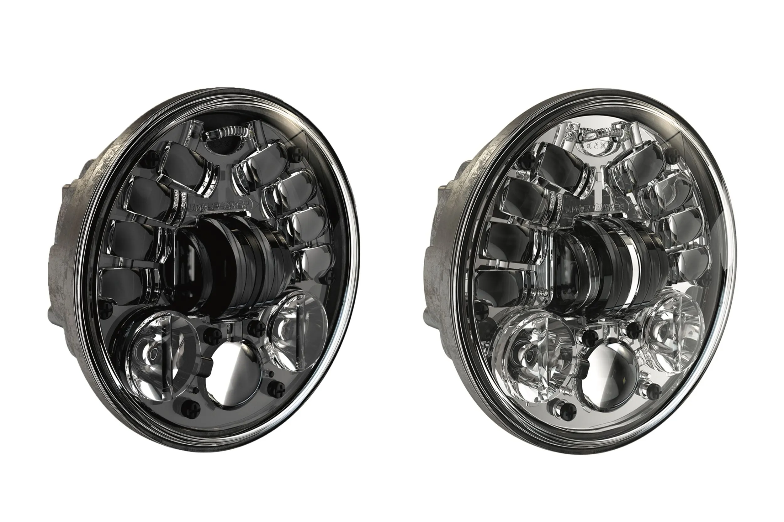 JW Speaker: 8690A2-12V LED Headlight (Chrome)
