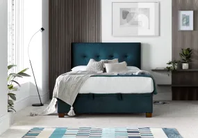 Kaydian Walkworth Deep Ocean Blue Ottoman Bed Frame