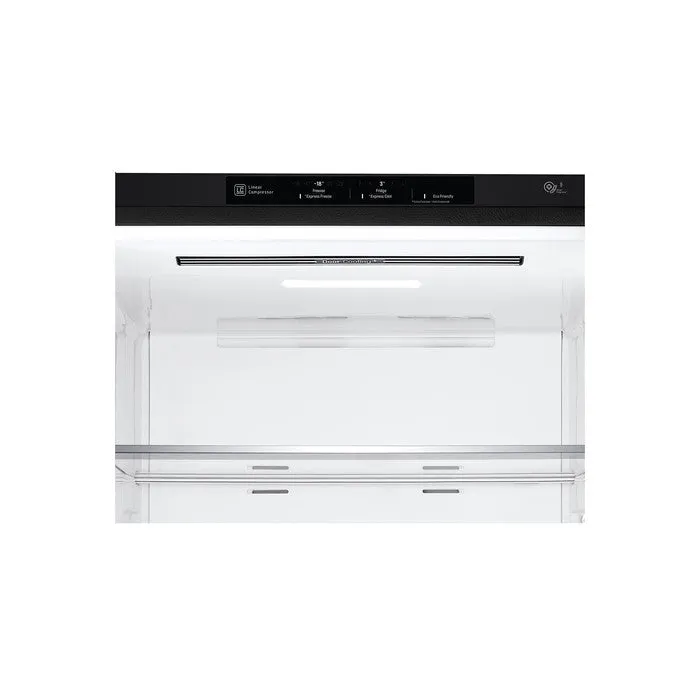 LG GC-B529NQCM 2 Doors Fridge 420L Trimless Tempered Glass Shelf Matte Black