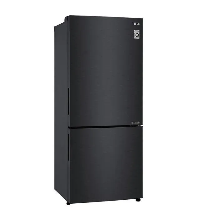 LG GC-B529NQCM 2 Doors Fridge 420L Trimless Tempered Glass Shelf Matte Black