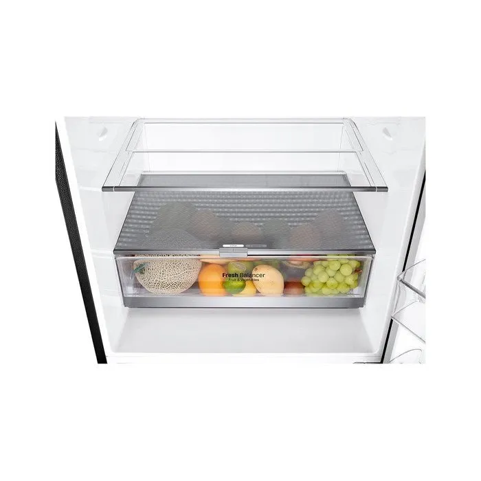 LG GC-B529NQCM 2 Doors Fridge 420L Trimless Tempered Glass Shelf Matte Black