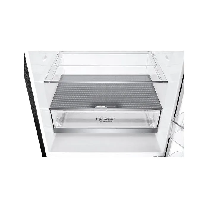 LG GC-B529NQCM 2 Doors Fridge 420L Trimless Tempered Glass Shelf Matte Black