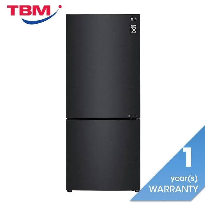 LG GC-B529NQCM 2 Doors Fridge 420L Trimless Tempered Glass Shelf Matte Black