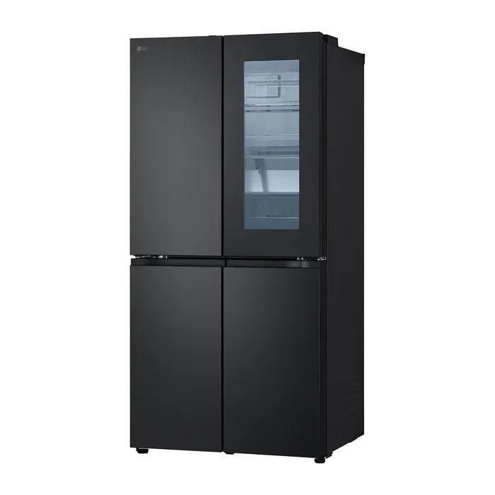 LG GC-V22FFQMB 4 Doors Fridge 431L French Door With Instaview Black Steel