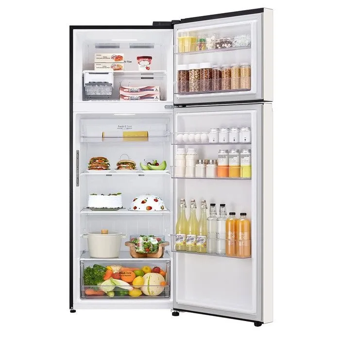 LG GN-B452PBFK 2 Doors Fridge 461L Smart Inverter Linear Cooling Nature Beige
