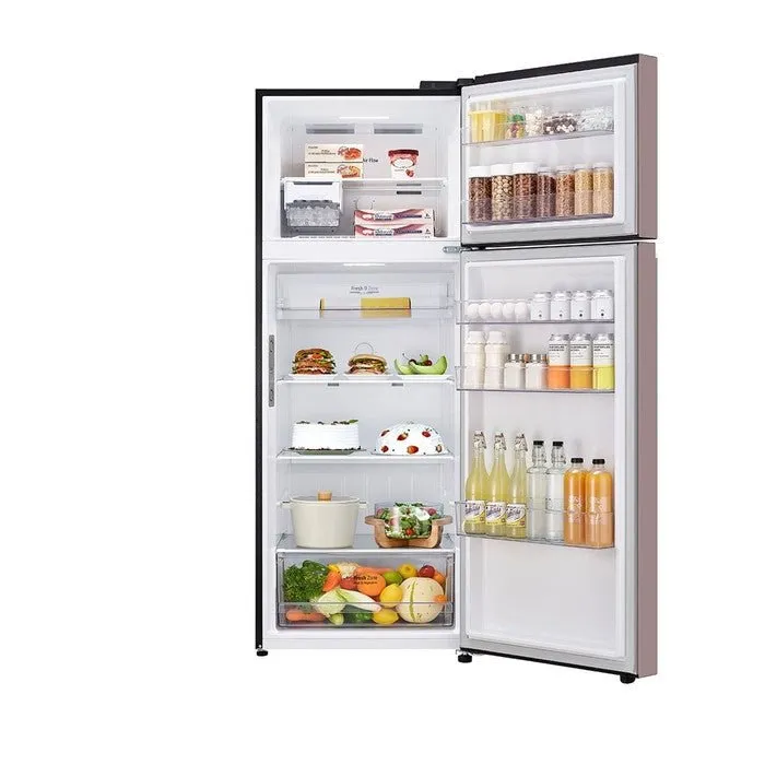LG GN-B452PPFK 2 Doors Fridge 461L Smart Inverter Linear Cooling Clay Pink