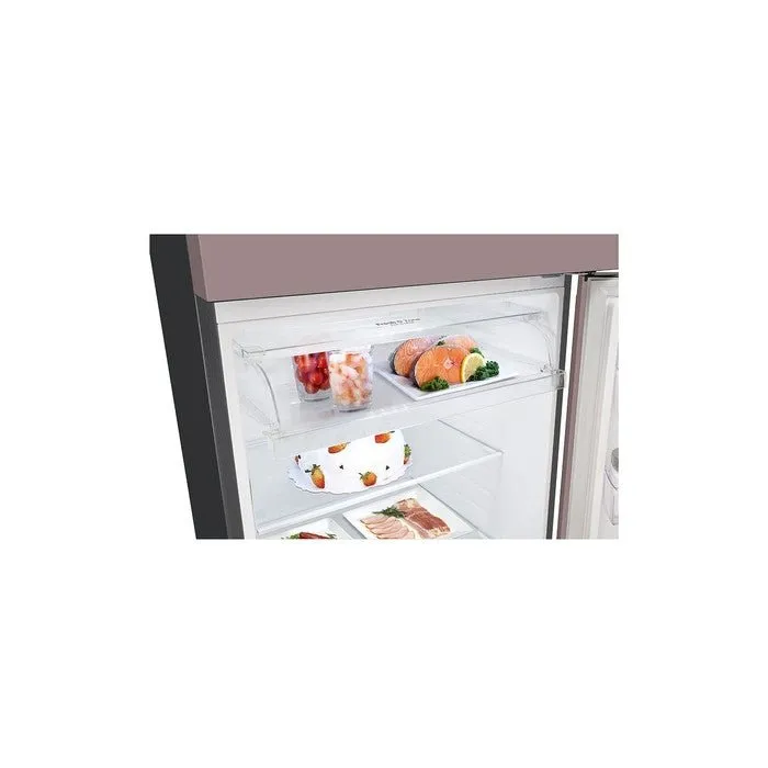 LG GN-B452PPFK 2 Doors Fridge 461L Smart Inverter Linear Cooling Clay Pink