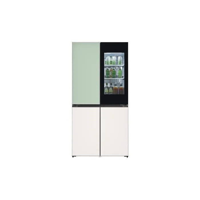 LG GR-A24FQSMB 4 Doors Fridge 617L Linear Inverter Green / Silver / White