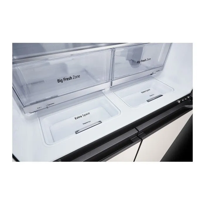 LG GR-A24FQSMB 4 Doors Fridge 617L Linear Inverter Green / Silver / White