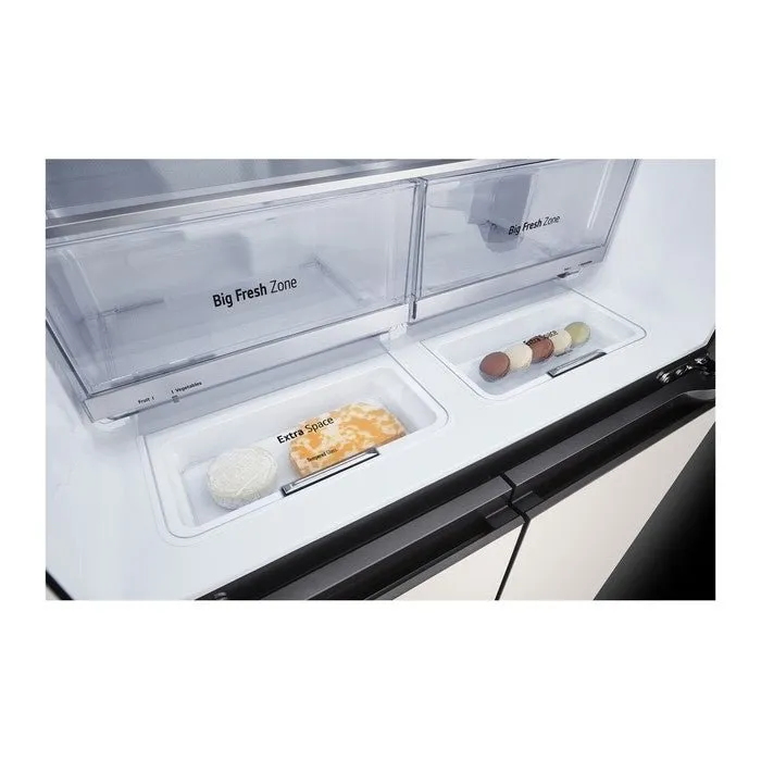 LG GR-A24FQSMB 4 Doors Fridge 617L Linear Inverter Green / Silver / White