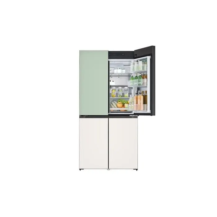 LG GR-A24FQSMB 4 Doors Fridge 617L Linear Inverter Green / Silver / White