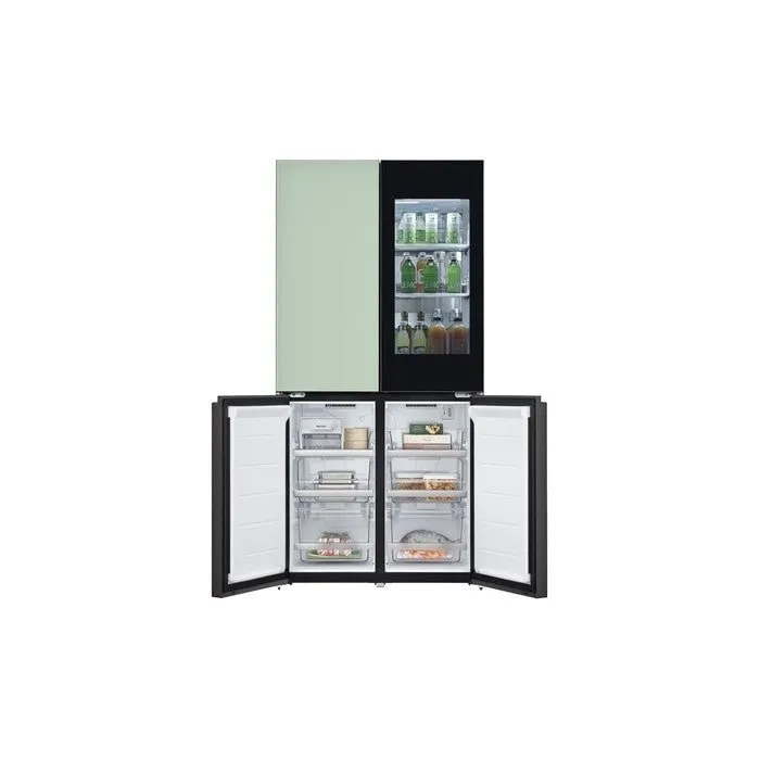 LG GR-A24FQSMB 4 Doors Fridge 617L Linear Inverter Green / Silver / White