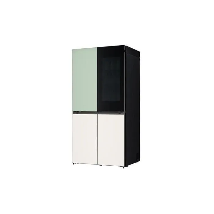 LG GR-A24FQSMB 4 Doors Fridge 617L Linear Inverter Green / Silver / White