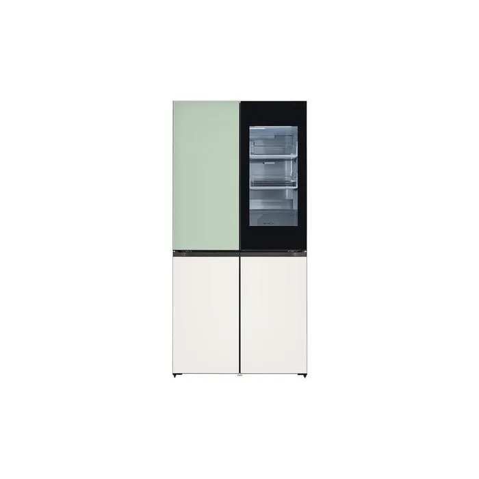 LG GR-A24FQSMB 4 Doors Fridge 617L Linear Inverter Green / Silver / White