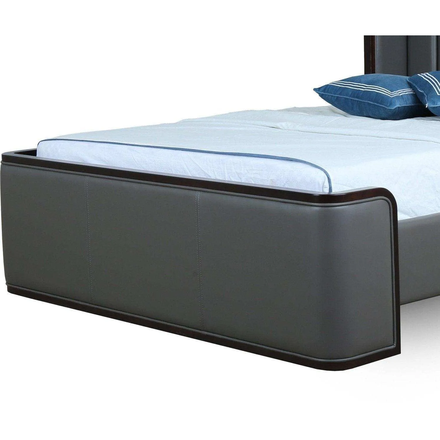 Manhattan Comfort Kingdom Graphite Full Bed