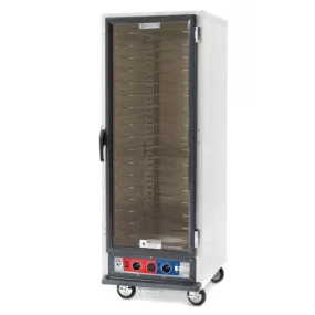Metro Full Height Non-Insulated Mobile Heated Cabinet with 18 Pan Capacity