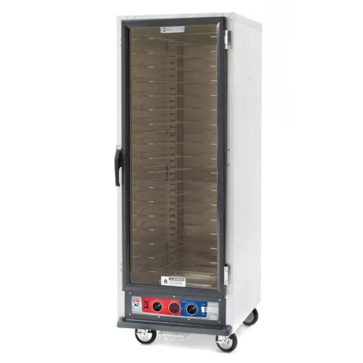 Metro Full Height Non-Insulated Mobile Heated Cabinet with 18 Pan Capacity