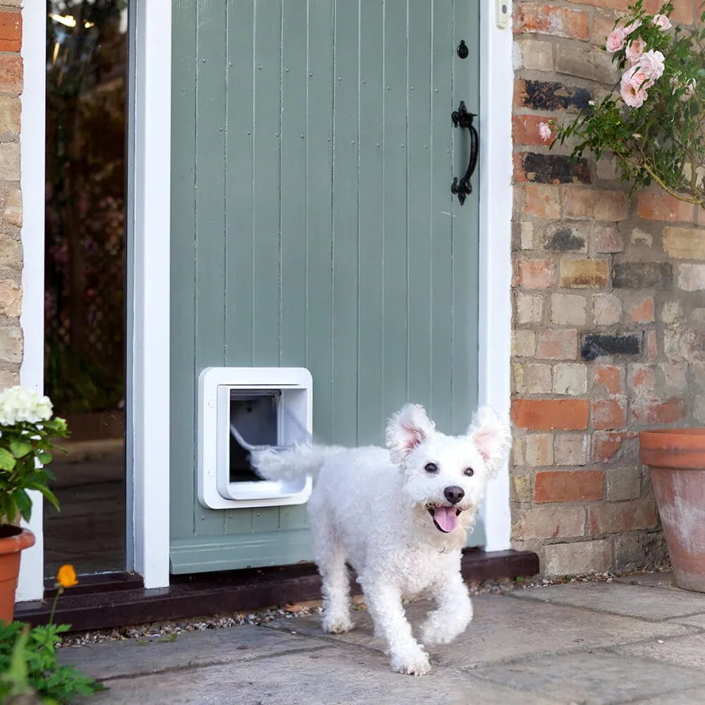 Microchip Pet Door White