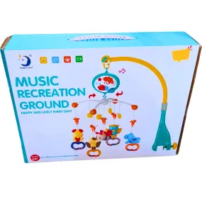 Musical Recreation Crib Mobile - Rotating Toys & Soothing Melodies for Baby Relaxation (0  Months)