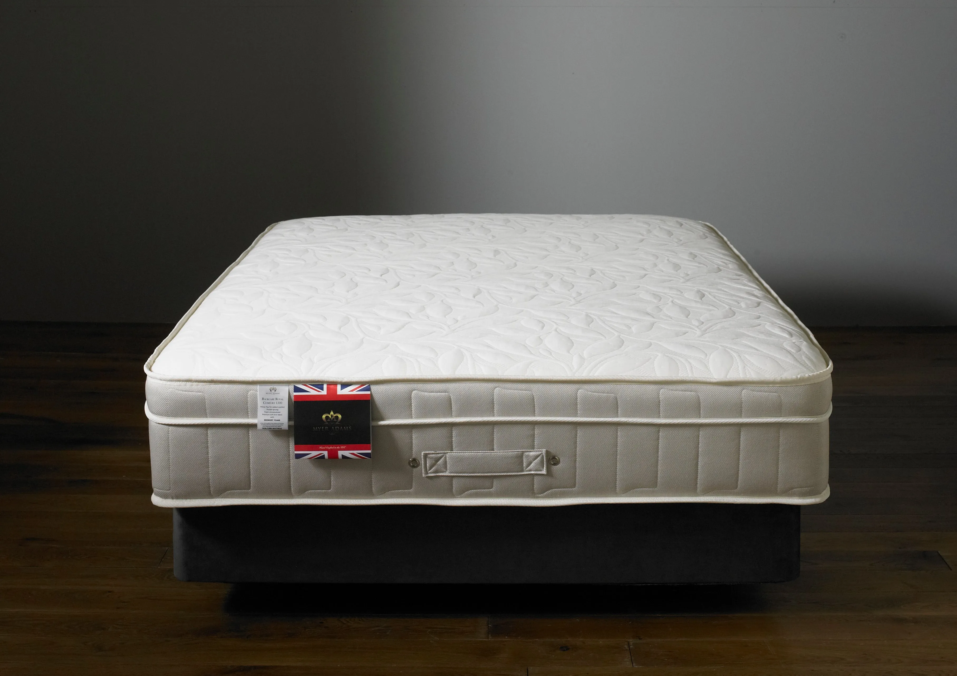 Myer Adams Royal Comfort Backcare Memory 1500 Divan Bed